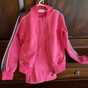 Kids Pink Moncler Track suite